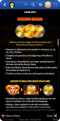 royal-joker-informatie